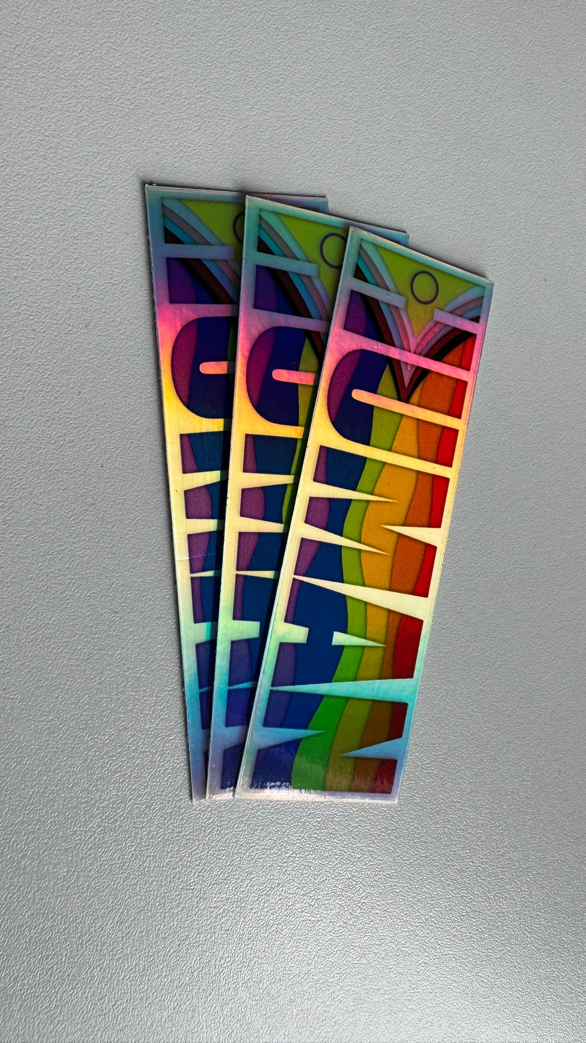 Human holographic sticker