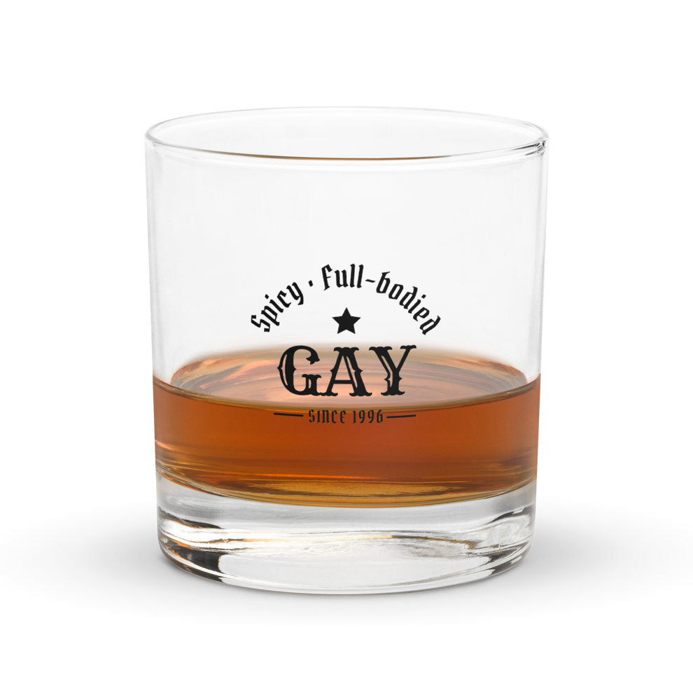 Rocks glass with Pride (customizable) – Shop.Pronouns.Page