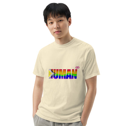 Pride Flag HUMAN tshirt